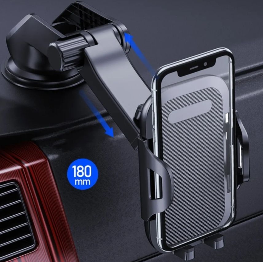 Universal Car Phone Holder - Dashboard Windshield Mount for Infinix Hot 60 Pro Plus, Volvo S60