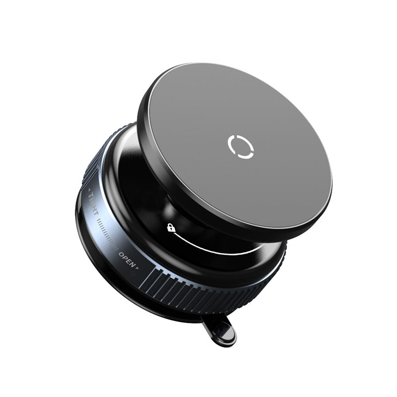 360 Degree Super Strong Vacuum Suction Magnetic Phone Holder - Universal Car Desk Mount for iPhone 1